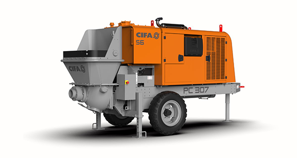 Bomba de concreto estacionaria PC307