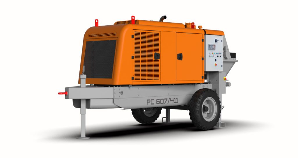 Bomba de concreto estacionaria PC607/411